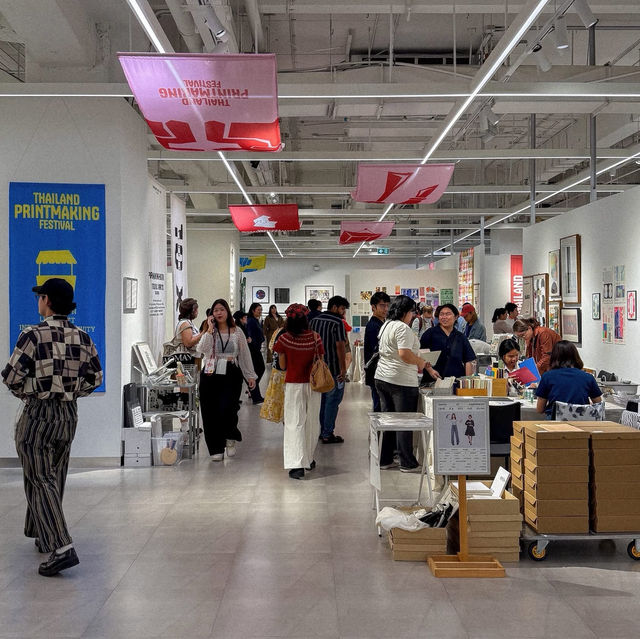 THAILAND PRINTMAKING FESTIVAL 2025 🎨🌷🌈🩵✨