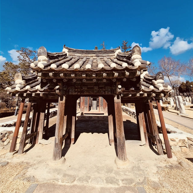 Solo Time Travel at the National Folk Museum of Korea** 🕰️🏯
