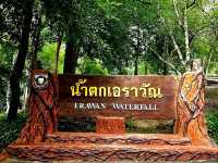 น้ำตกเจ็ดชั้น น้ำตกเอราวัณ✨️