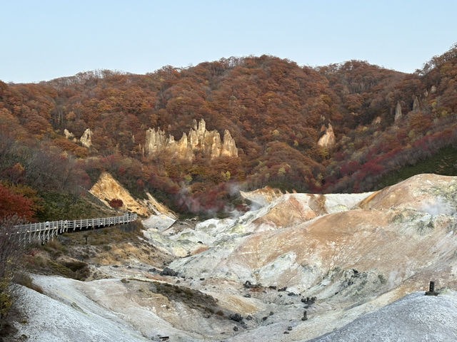 ♨️登別地獄谷秋色絕美|Oyunuma Nature Trail & Lookout ♨️登別地獄谷秋色絕美|Oyunuma Nature Trail & Lookout