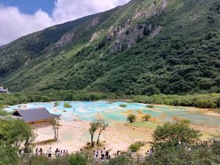 Songpan, Huanglong, Zhaga waterfall