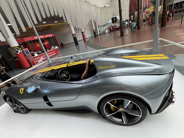 Speed Meets Art🚗! Ferrari world, amazing for car lovers!!