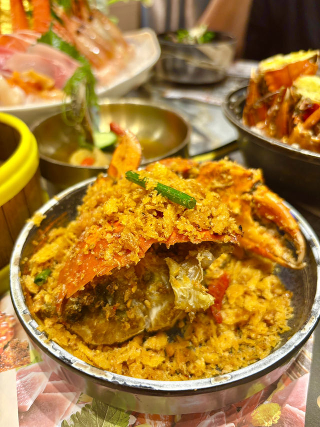 全港獨家！牡丹蝦奄仔蟹任食放題