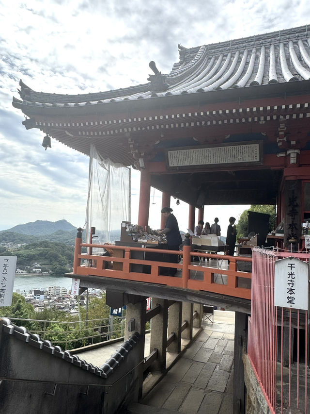 【広島】尾道市内と海が見渡せるお寺✨️