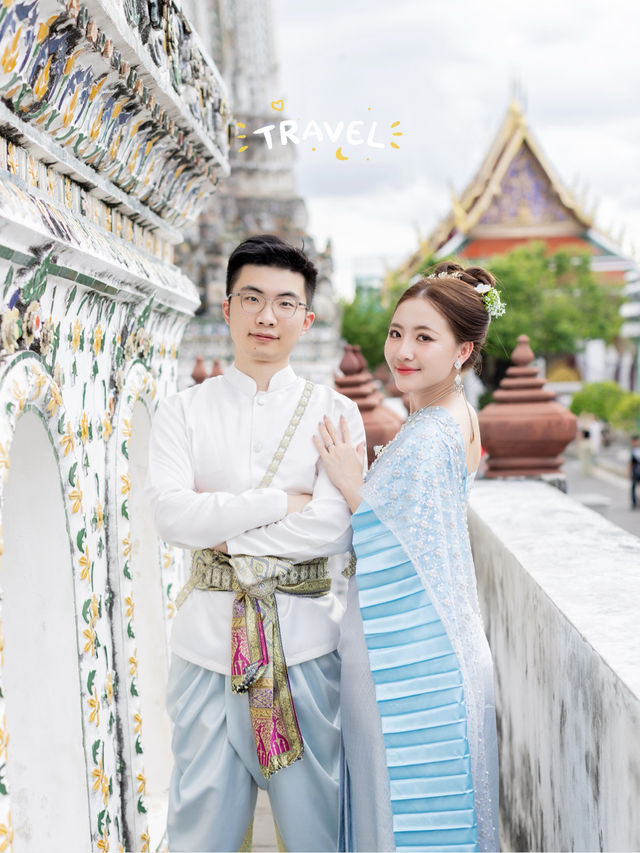 Wat Arun Photo Day📸 Bangkok Iconic and Thai traditional costume 
