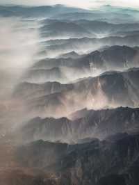 Flying over Majestic Qin Ling Mountains!