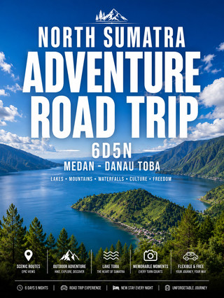 Medan - Danau Toba: Road Trip Seru Menjelajahi Sumatera Utara 6H5M.