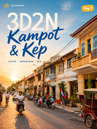 3 Days 2 Nights in Kampot & Kep: River, Mountain & Sea 🌿🌊