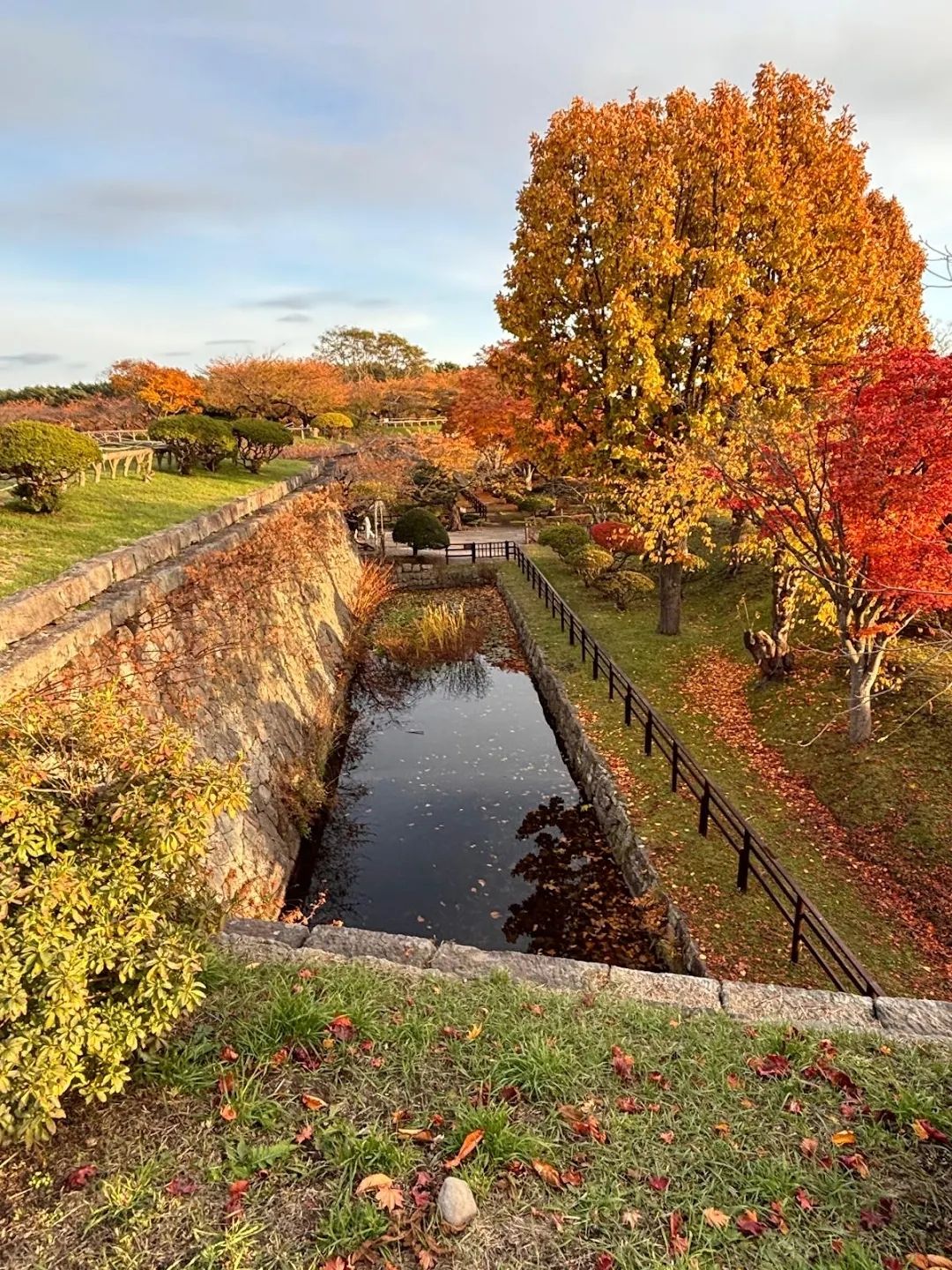 Hakodate's star fort in Autumn 