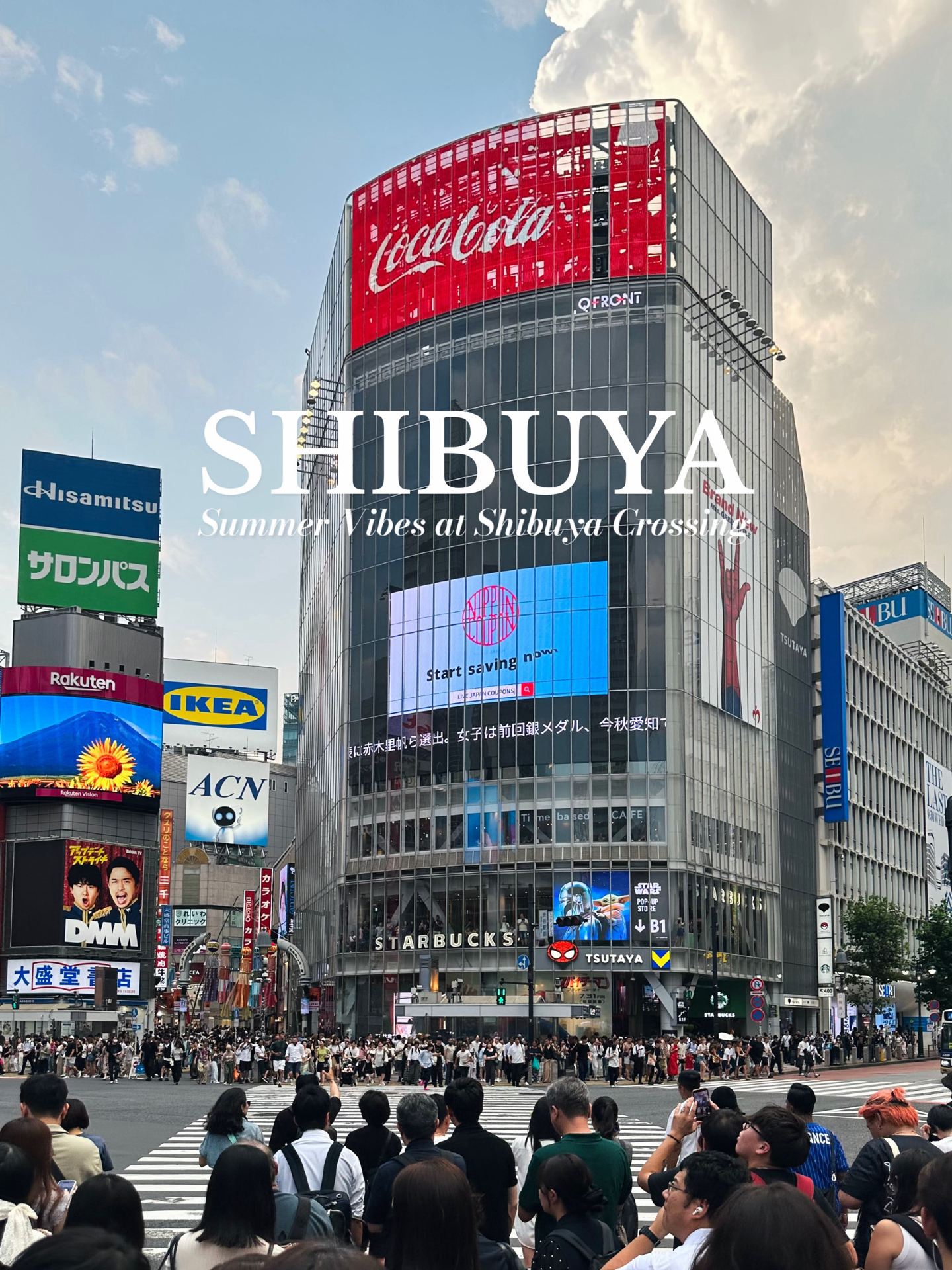 Shibuya Crossing สีสันของโตเกียวในช่วงหน้าร้อน