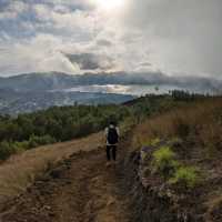 The second highest peak in Bali, mount Batur 