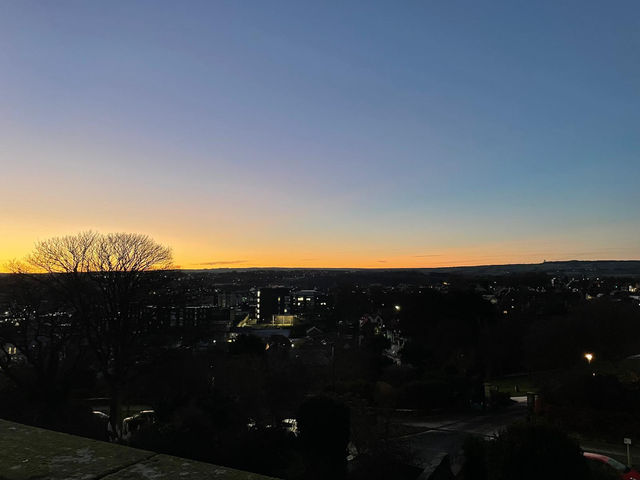 Sunset over the Abbey