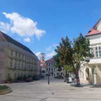 Győr, the city center is nice