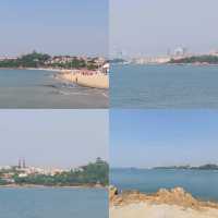 Qingdao, finally walking, relaxing on the beach