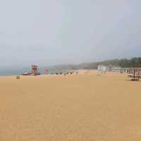 Qingdao, finally walking, relaxing on the beach