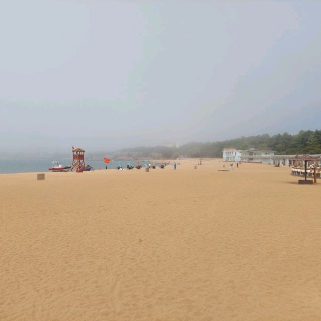 Qingdao, finally walking, relaxing on the beach