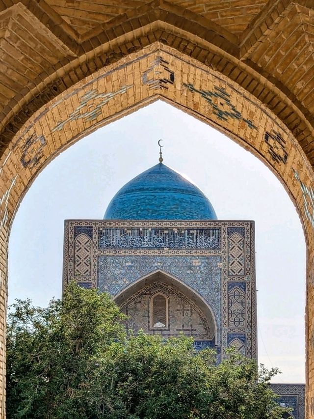🕌 Echoes Beneath the Sky – Kalan Mosque, Bukhara, Uzbekistan