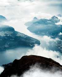 Moody Afternoon Bliss: Embracing the View from Fronalpstock, Switzerland ☁️