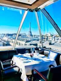 Luxury hotel in Paris where you can lie down and see the Eiffel Tower.