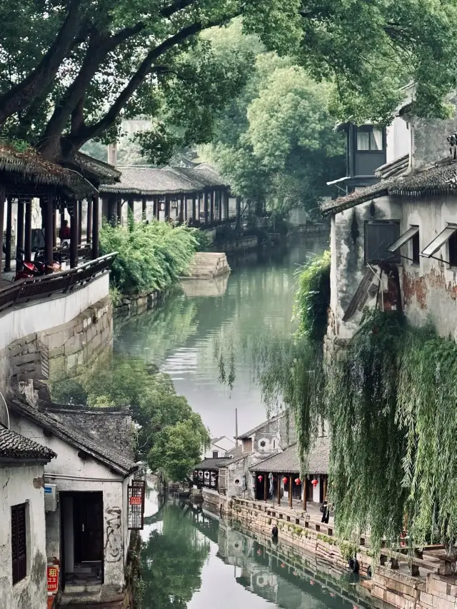 You must visit Jinxi Ancient Town when you come to Suzhou | Experience the purest Jiangnan misty rain!!!