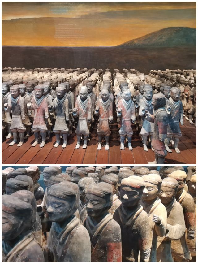 咸陽博物院看漢兵馬俑