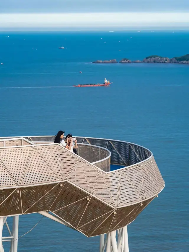 台州の海景民宿｜文芸的な海の角の庭。