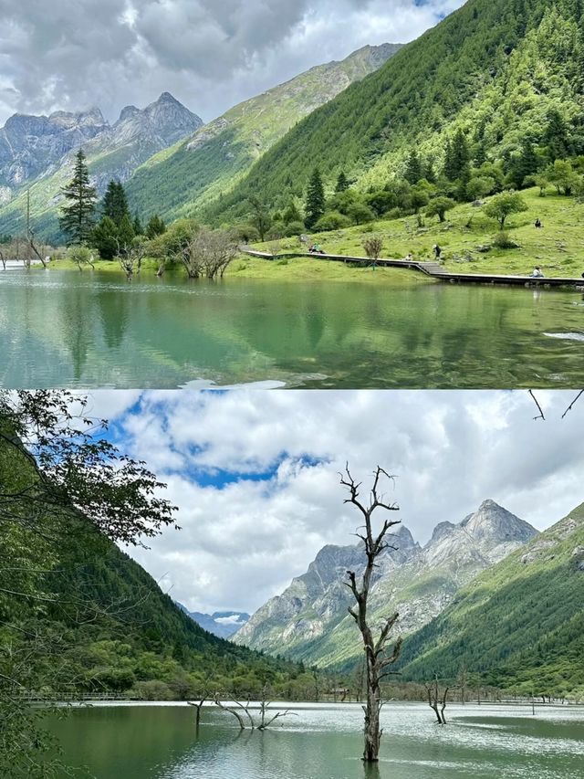 接下來的四姑娘山，是川西封神級別的夏天