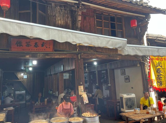 游埠古鎮｜遍地早茶的小吃王國