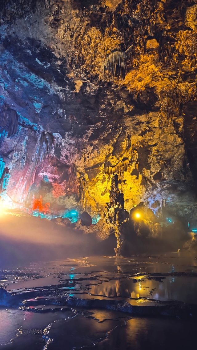 湖北荆門黃仙洞｜大自然的溶洞。