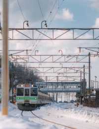 冬天的北海道真的比電影還浪漫。
