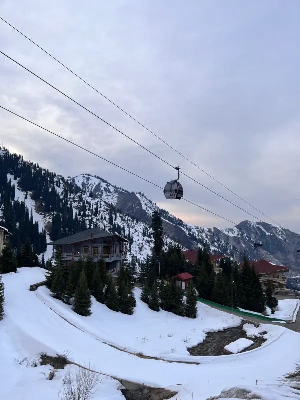 Climb a Snow Mountain for half a Euro! Half-Day Hike in Almaty's Shymbulak