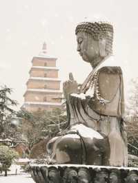 有多少人在等一場西安的大雪，雪落滿長安～