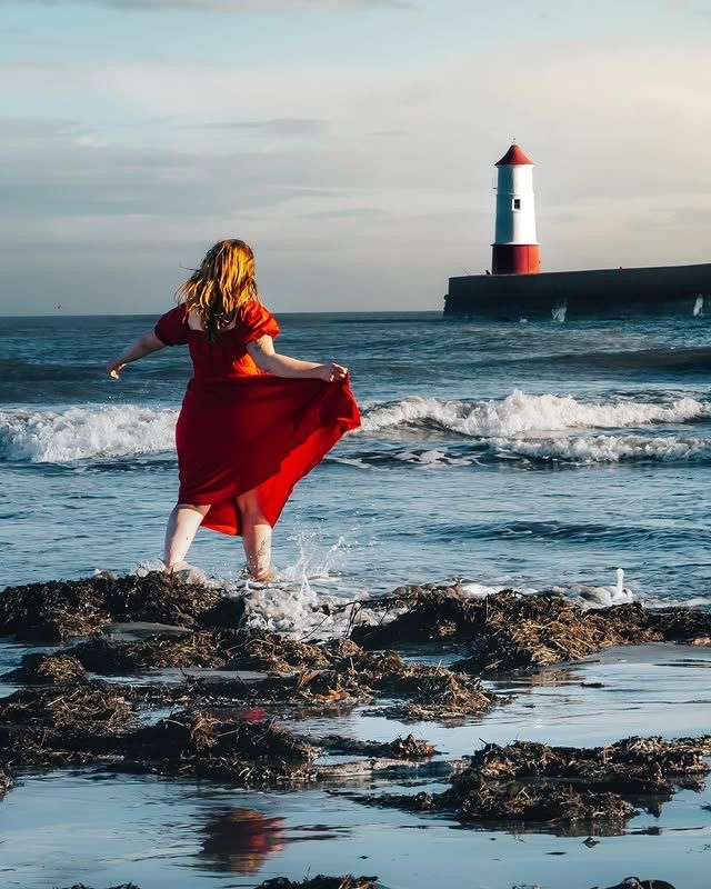 英國·特威德河畔貝里克|守望邊境的紅頂貝里克燈塔！