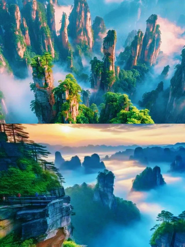 張家界旅遊文案及攻略：仙境之旅，邂逅奇峰異石