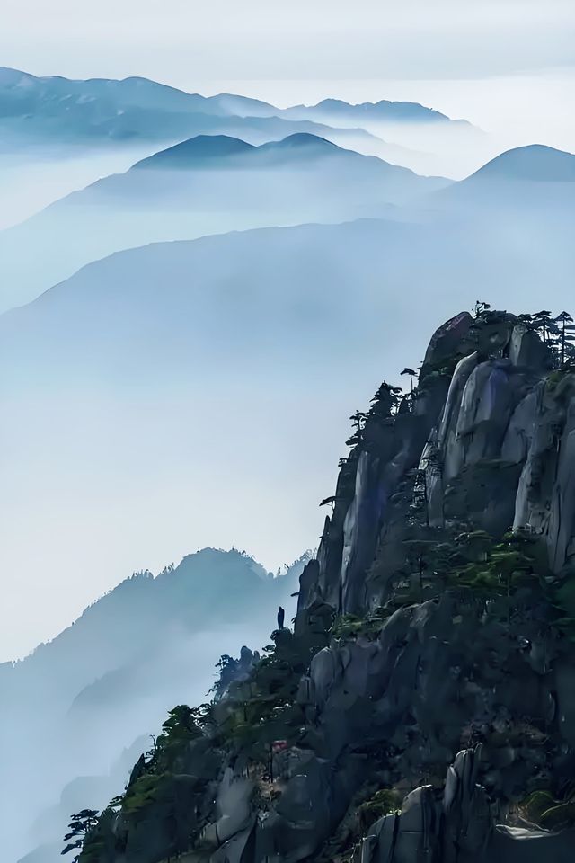 跟着“詩仙”的步伐也是徒步爬上了廬山。
