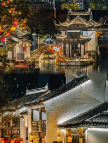 央視春晚嚴選無錫惠山古鎮夜景絕美