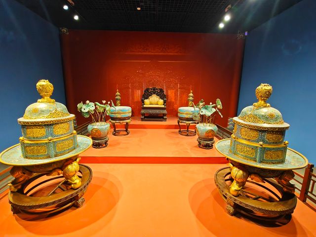 上海博物館（人民廣場館）的掐絲琺瑯美到窒息