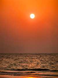 北海絕美日落觀賞地!石螺口海灘的晚霞浪漫哭了