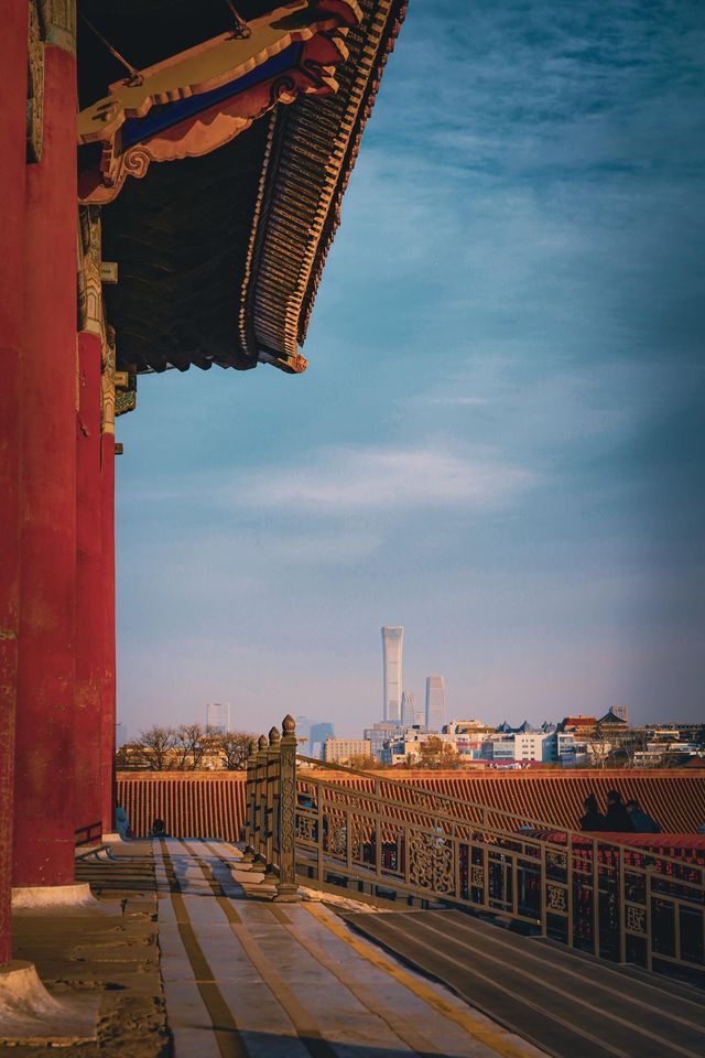 冬天的故宮有點蕭瑟，但很高級！