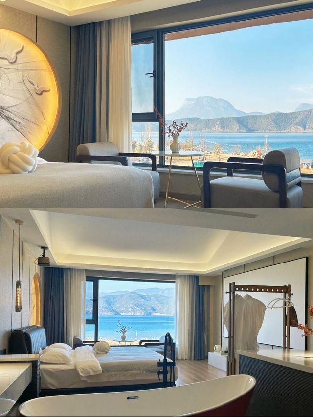 瀘沽湖畔躺看風雲變幻 瀘沽湖畔躺看風雲變幻