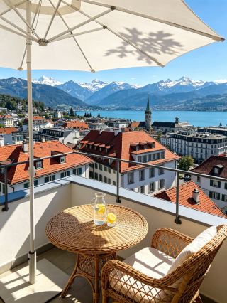 Stayed at a dream hotel by Lake Zurich—absolutely amazing
