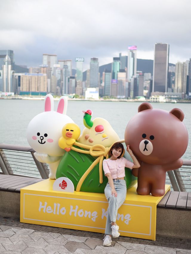 香港旅遊發展局 X LINE FRIENDS Hello Hong Kong 龍舟打卡點