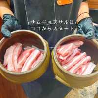 【ソウル・麻浦】日本語OK！駅近のサムギョプサル