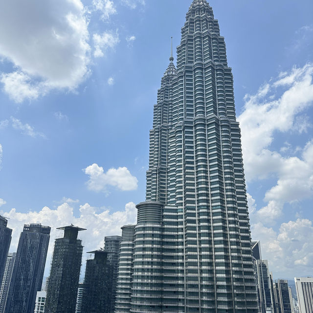 Envi Skydining with the Skyline of KLCC