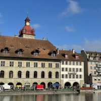 Lucerne: History on Chapel Bridge