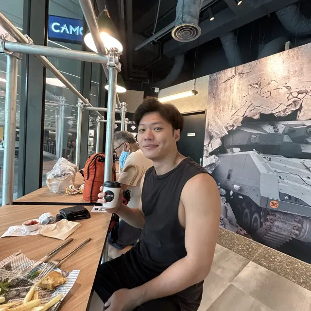 Military inspired cafe at Choa Chu Kang