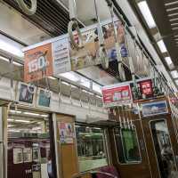 阪急電車で、阪急梅田から阪急池田の カップヌードルミュージアムに初めて行ってみた。
