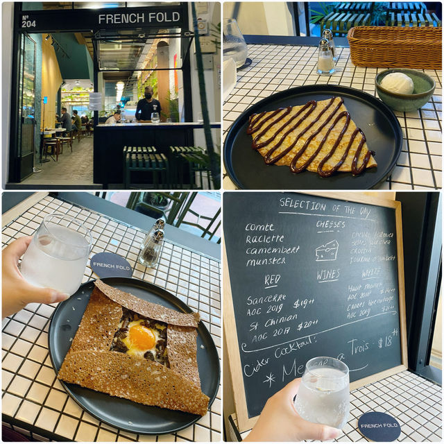 Amazing French crepes at French Fold 🇸🇬