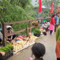 Market in Ha Giang are lively n noisy