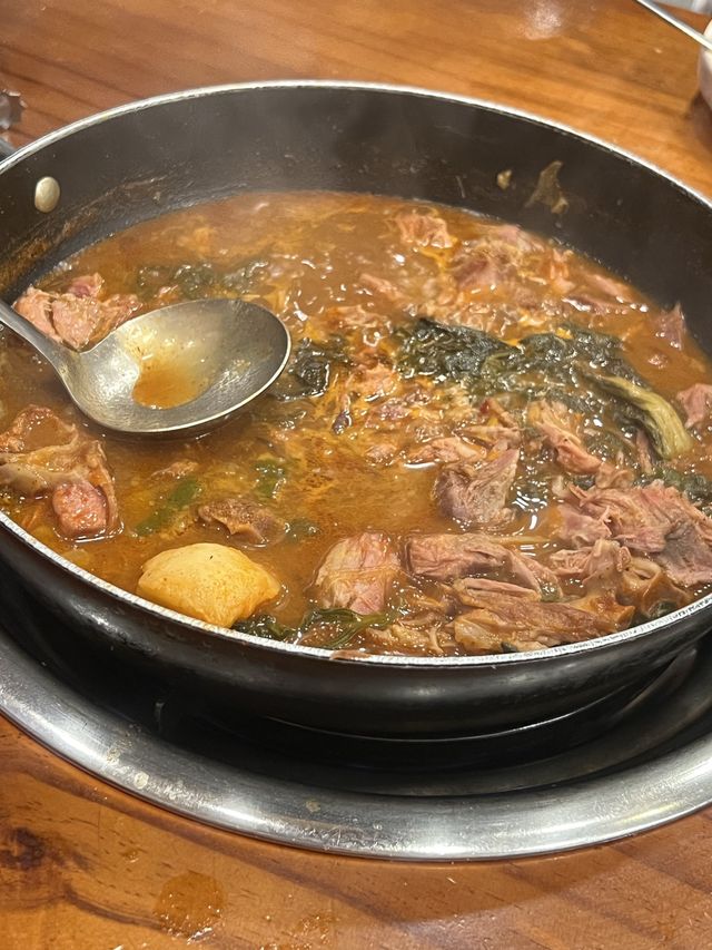 韓国/京畿道【富川】お肉たっぷり！24時間営業のカムジャタンのお店
